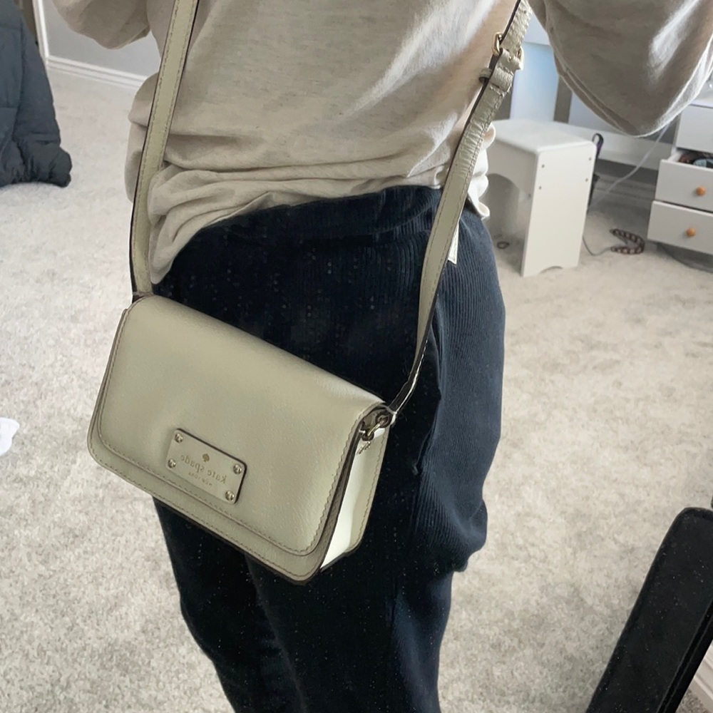 Kate Spade white crossbody